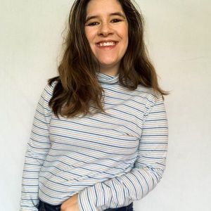 L.L Bean Striped Turtleneck